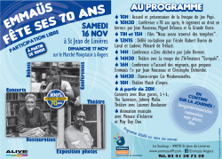 Au programme ! Au programme !